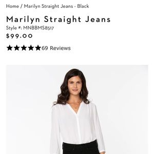 NYDJ Marilyn Straight Jeans in Petite